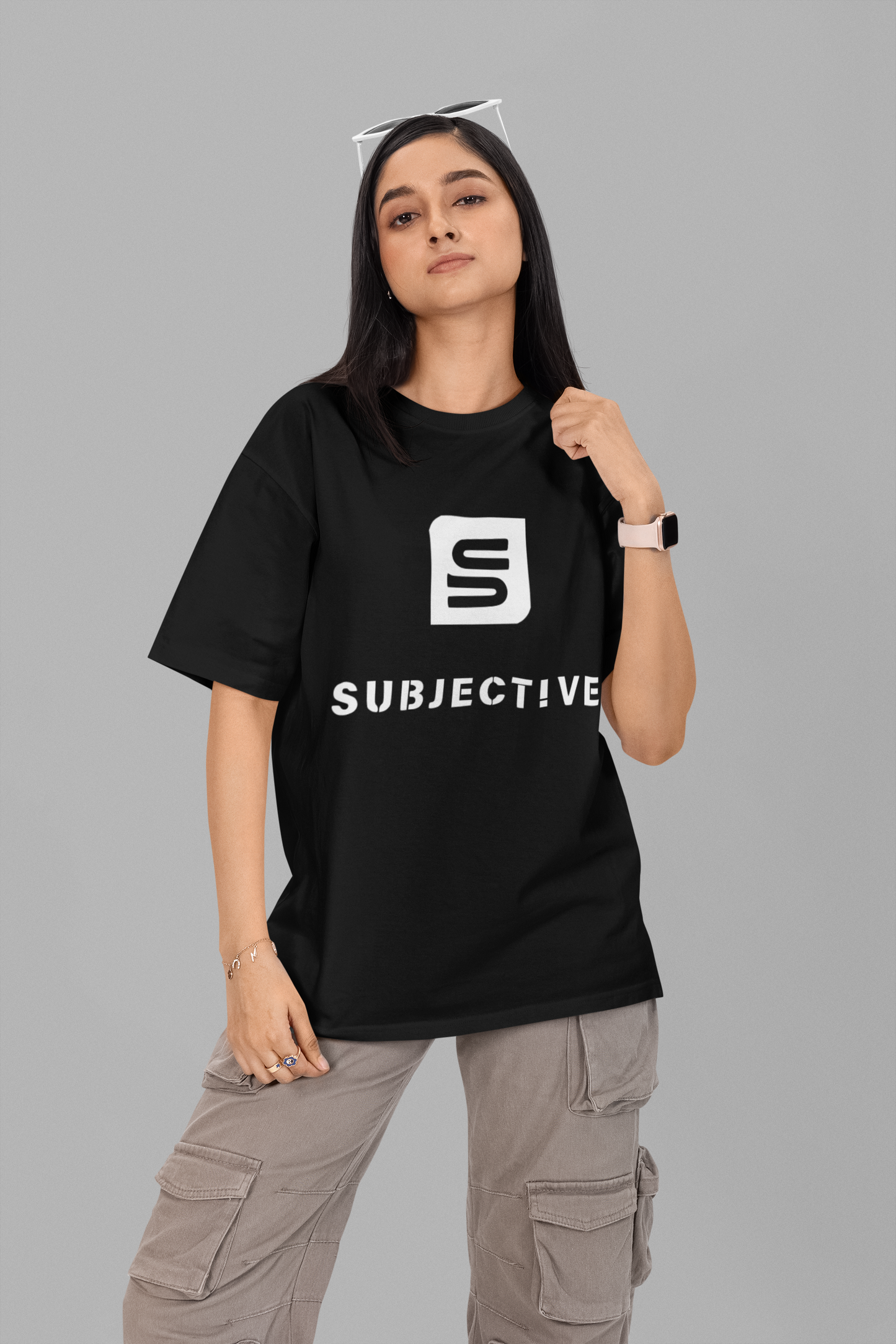 oversized-round-neck-tee-Living-Subjective-featuring-a-woman.